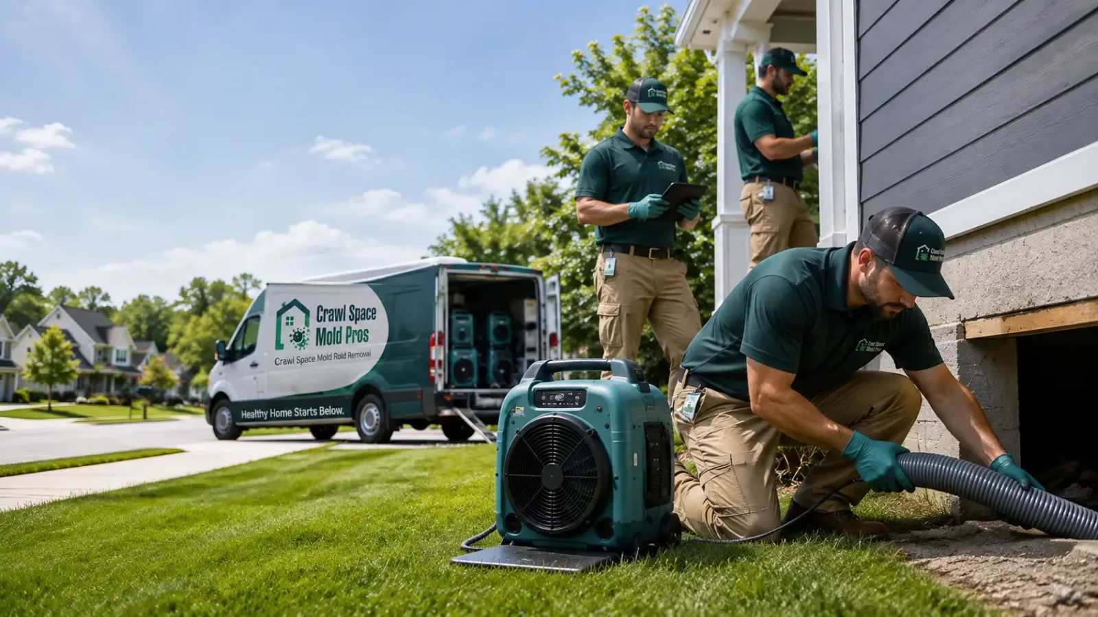 Crawl Space Mold Removal in Bowman, ND